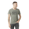 T-shirt homme col v avec traitement en coton Ron