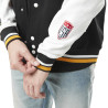 Sweat varsity avec badges Teddy en coton Sweat varsity avec badges Teddy en coton