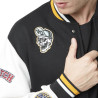 Sweat varsity avec badges Teddy en coton Sweat varsity avec badges Teddy en coton