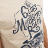 T-shirt col en V homme en coton Glory