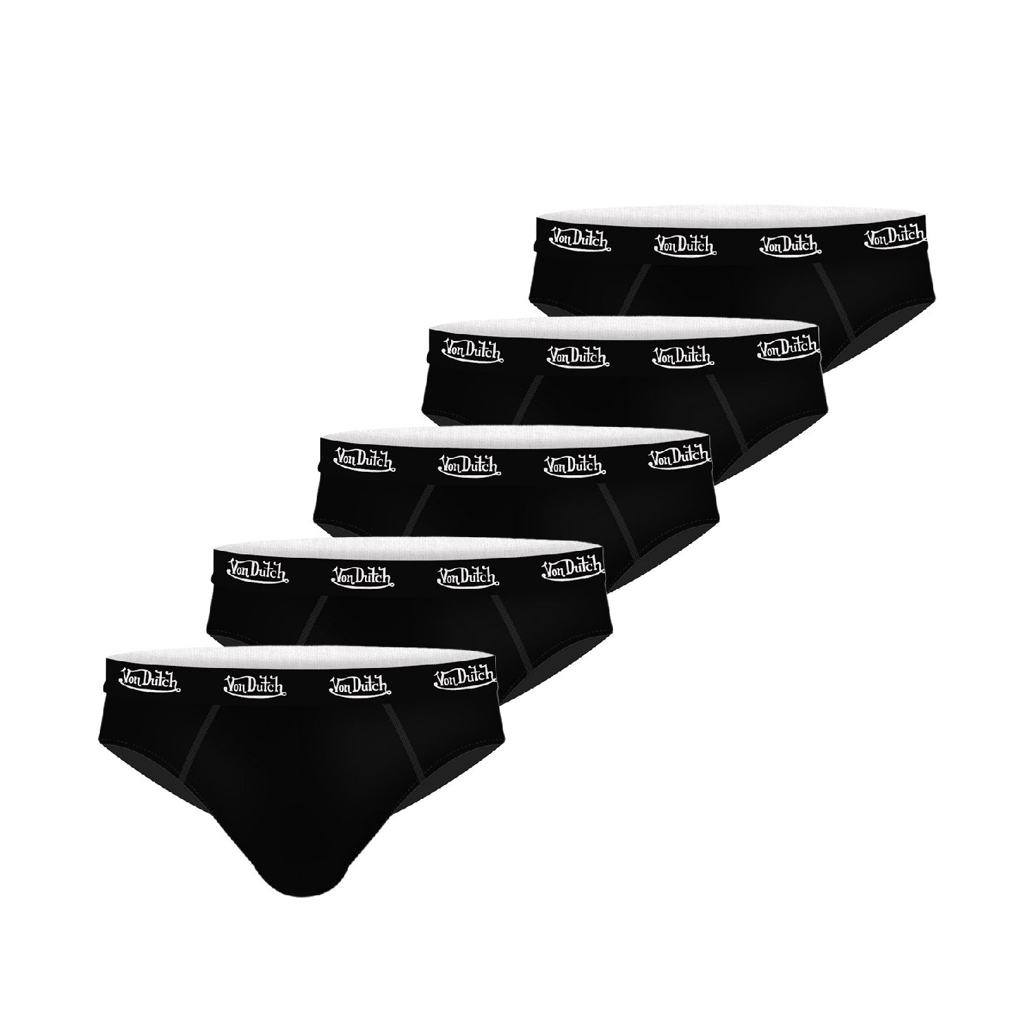 Lot de 5 slips homme coton