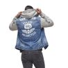 Veste Jeans Bi-matière homme modèle Dutch Used Veste Jeans Bi-matière homme modèle Dutch Used