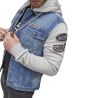 Veste Jeans Bi-matière homme modèle Dutch Used Veste Jeans Bi-matière homme modèle Dutch Used