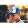 Casquette Trucker avec filet High Blanc et Bleu