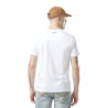 T-shirt homme slub col rond avec print en coton Ride