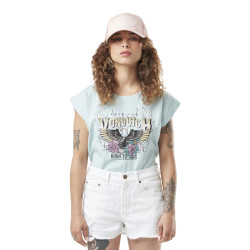 T-shirt femme col rond...