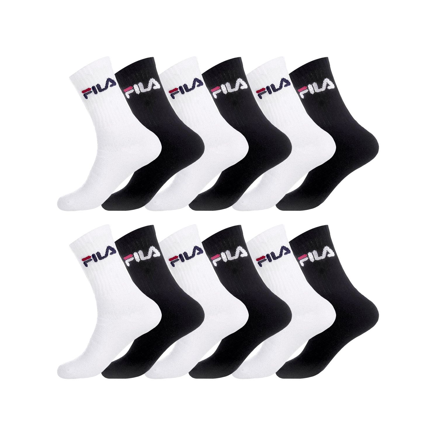 Lot de 12 Paires de Chaussettes Tennis homme