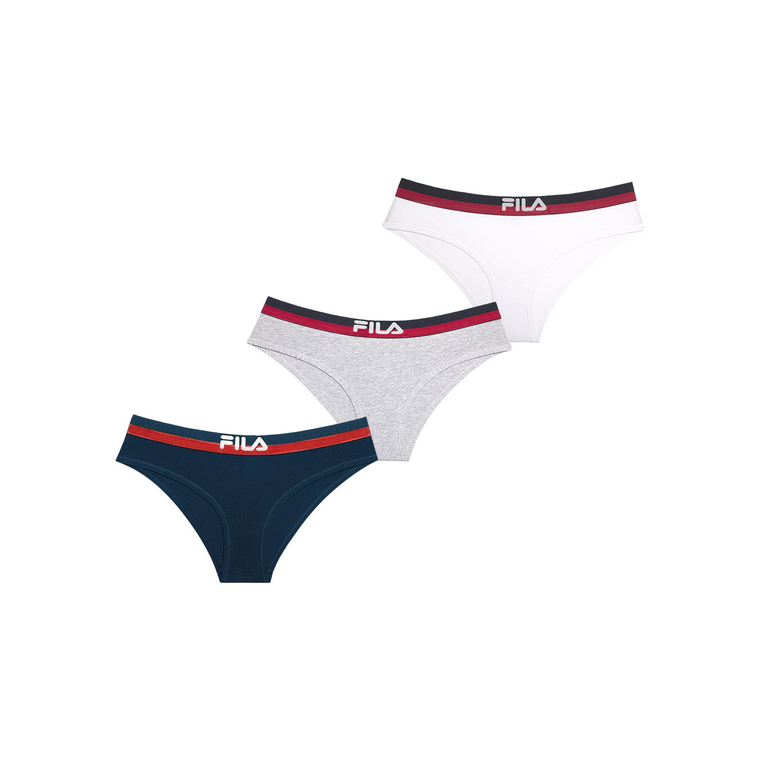 Lot de 3 Slips coton Femme FU6050 Lot de 3 Slips coton Femme FU6050