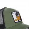 Casquette Capslab Looney Tunes Daffy Vert Kaki Casquette Capslab Looney Tunes Daffy Vert Kaki