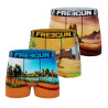 Lot de 3 boxers garçon en polyester recyclé Landscape