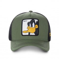 Casquette Capslab Looney Tunes Daffy Vert Kaki