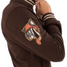 Sweat zippé homme avec patch brodés Buddy