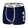 Lot de 4 Boxers Homme FILA 5040 coton couleur Navy