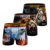 Lot de 3 boxers homme Garantie 2 ans Wild Animals