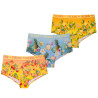 Lot de 3 shortys fille Flower Power