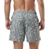 Short de bain homme imprimé Burt en coton Short de bain homme imprimé Burt en coton