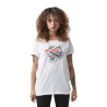 T-shirt femme jersey flamme croisé dans le dos avec print Savage T-shirt femme jersey flamme croisé dans le dos avec print Savage