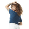 T-shirt femme en col v avec print et strass devant Roan T-shirt femme en col v avec print et strass devant Roan
