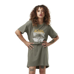 Robe t-shirt femme à col...