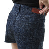 Short femme denim allover Paisley