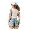 Short femme denim uni Brut