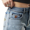 Short femme denim uni Brut
