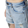 Short femme denim uni Brut