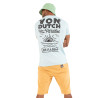 T-shirt col rond regular fit homme en coton Tour