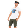 T-shirt col en V regular fit homme en coton Tour T-shirt col en V regular fit homme en coton Tour