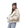 Veste femme doublée avec broderie