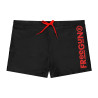 Shorty de bain homme uni avec logo rubber print couleur Shorty de bain homme uni avec logo rubber print couleur