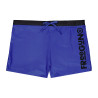 Shorty de bain enfant uni avec logo rubber print couleur