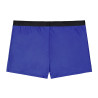 Shorty de bain enfant uni avec logo rubber print couleur