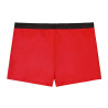 Shorty de bain enfant uni avec logo rubber print couleur