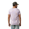 T-shirt homme col v avec traitement en coton Ron