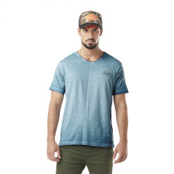 T-shirt homme slub col rond...