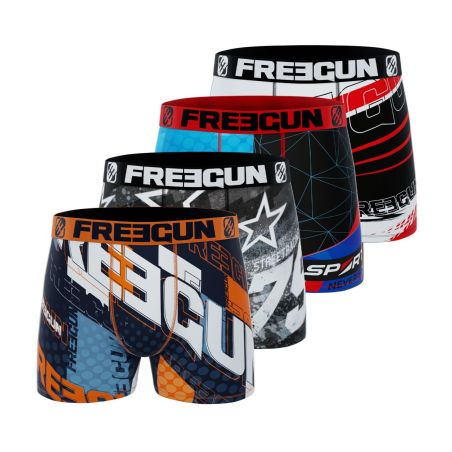 Lot de 4 Boxers garçon Racing