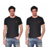 Lot de 2 t-shirts homme manches courtes en coton 140gr/m² Lot de 2 t-shirts homme manches courtes en coton 140gr/m²