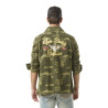 Veste homme avec broderie en camouflage en coton Santi Veste homme avec broderie en camouflage en coton Santi