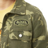 Veste homme avec broderie en camouflage en coton Santi Veste homme avec broderie en camouflage en coton Santi