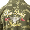 Veste homme avec broderie en camouflage en coton Santi Veste homme avec broderie en camouflage en coton Santi