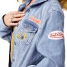 Veste Jeans femme Sally Used Bleu Veste Jeans femme Sally Used Bleu