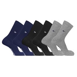 Lot de 3 Paires de chaussettes de ville unies modèle PC 00399