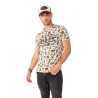 T-Shirt col en V homme en coton Ron