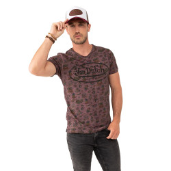 T-Shirt col en V homme en...