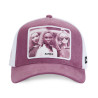 Casquette femme trucker en suedine finitions premium Barbie Casquette femme trucker en suedine finitions premium Barbie