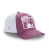 Casquette femme trucker en suedine finitions premium Barbie Casquette femme trucker en suedine finitions premium Barbie