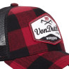 Casquettes Homme baseball avec filet à Carreaux Von Dutch Casquettes Homme baseball avec filet à Carreaux Von Dutch