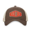 Casquette trucker avec filet en velours côtelé Casquette trucker avec filet en velours côtelé