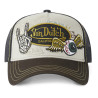 Casquettes homme trucker avec filet et patchs Von Dutch